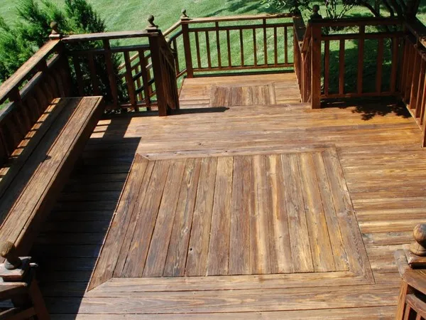 Deck staining project